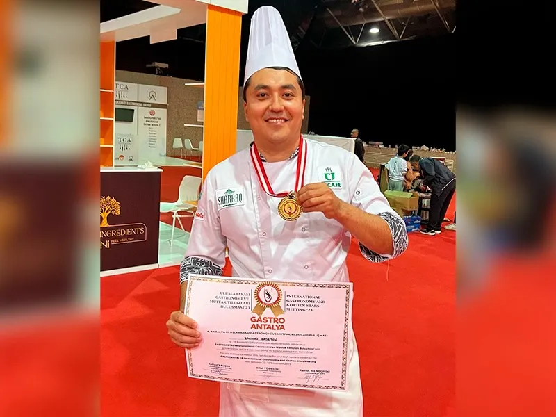 Повар из Атырау стал лучшим на гастрономическом фестивале в Турции