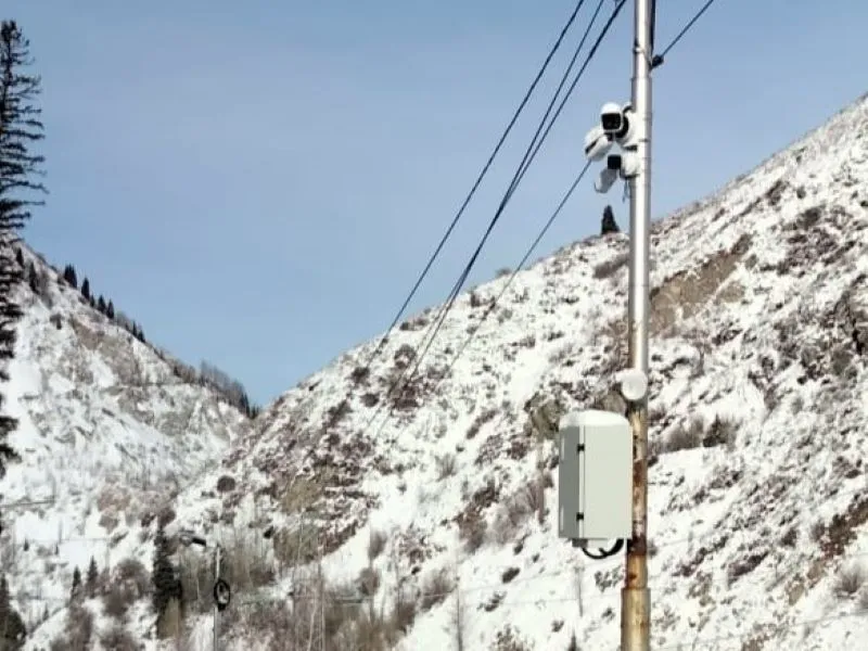 Камеры «Сергек» установили на дороге Медеу — Шымбулак