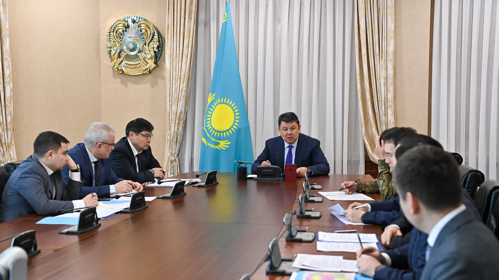 Разработать алгоритм возмещения ущерба за испорченное из-за паводков имущество поручил Бозумбаев