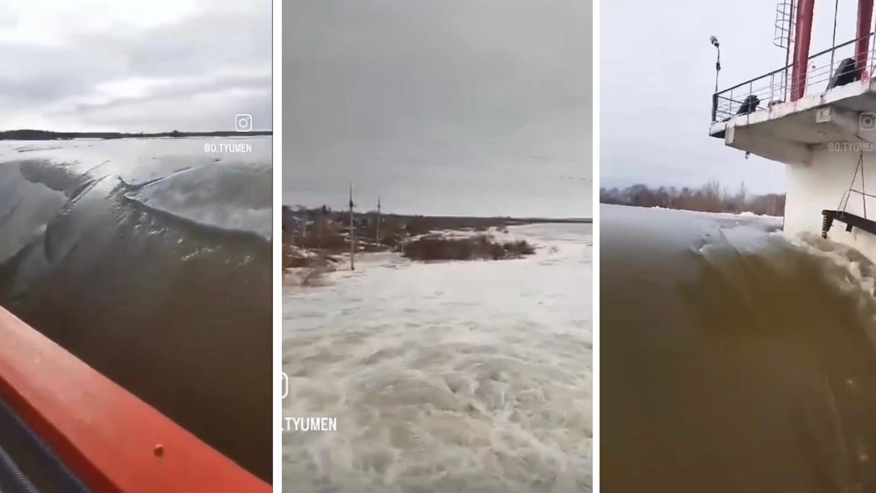 Видео с потоком воды с «Ириклинского водохранилища» напугало жителей ЗКО