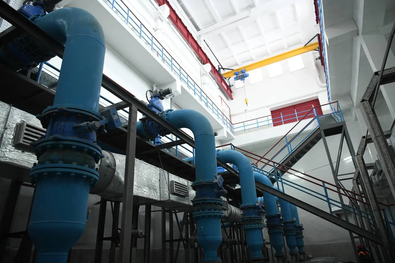 Построенную полвека назад канализационную станцию обновили в Уральске