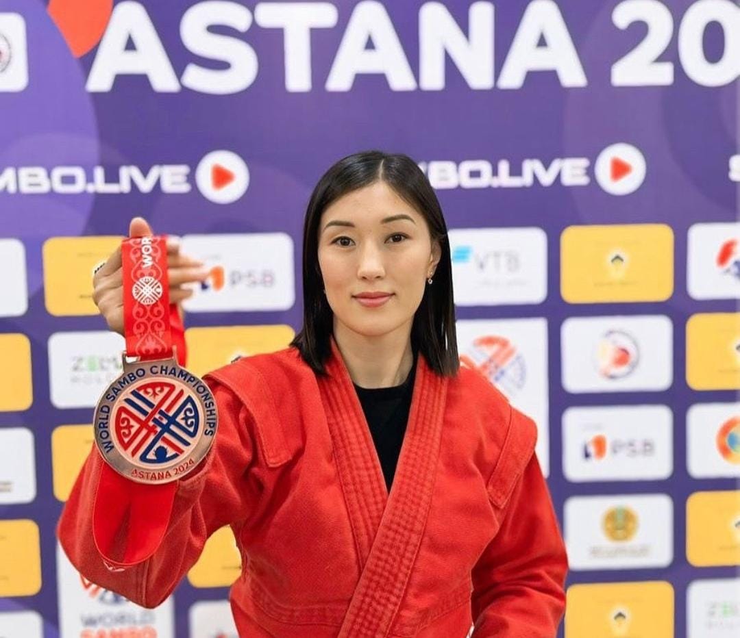 Девушка-полицейский из Уральска завоевала «бронзу» на чемпионате мира по самбо