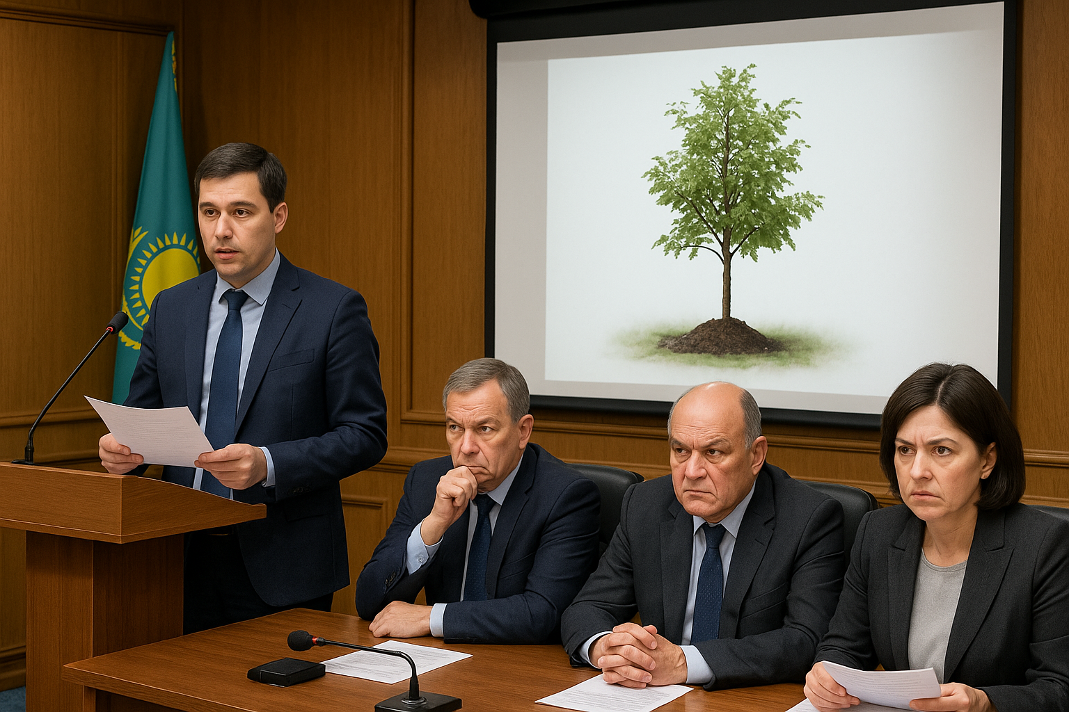 Отчитаться за каждое высаженное дерево потребовали депутаты Уральска