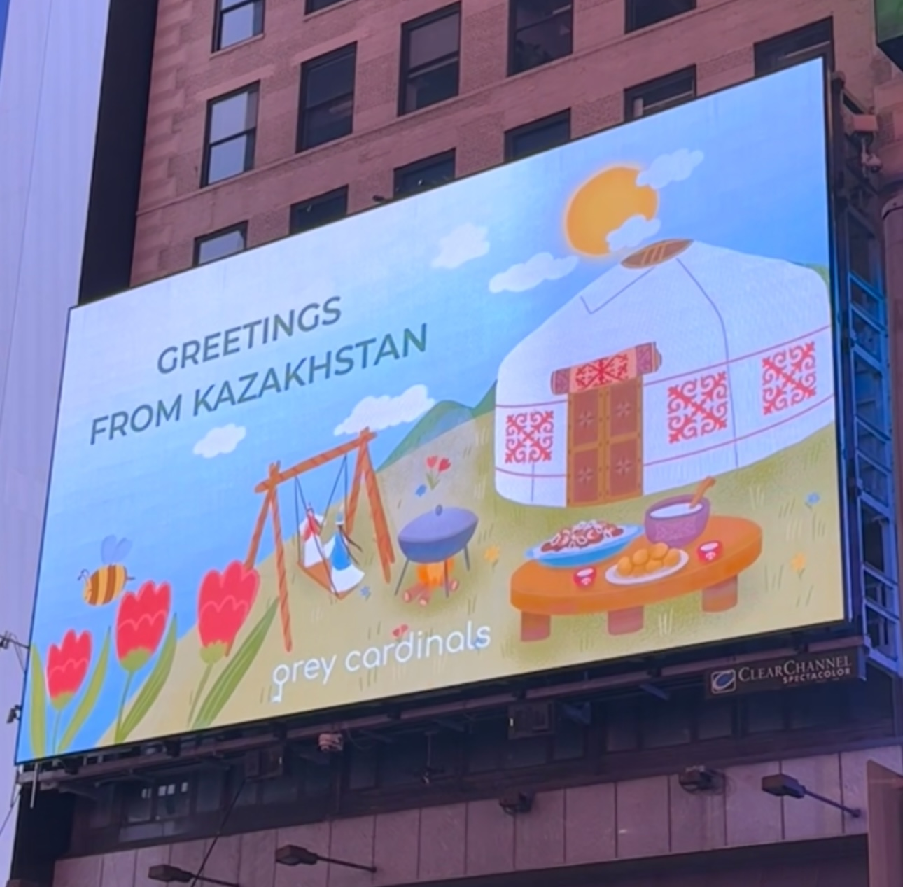 Казахстан поздравил Нью-Йорк с Наурызом