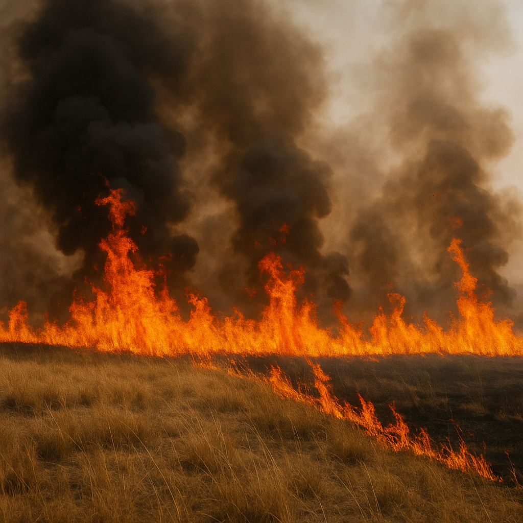 2024 жылы Бөрлі ауданында 2 дала өрті тіркелген