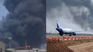 Самолет с 242 пассажирами потерпел крушение в Индии