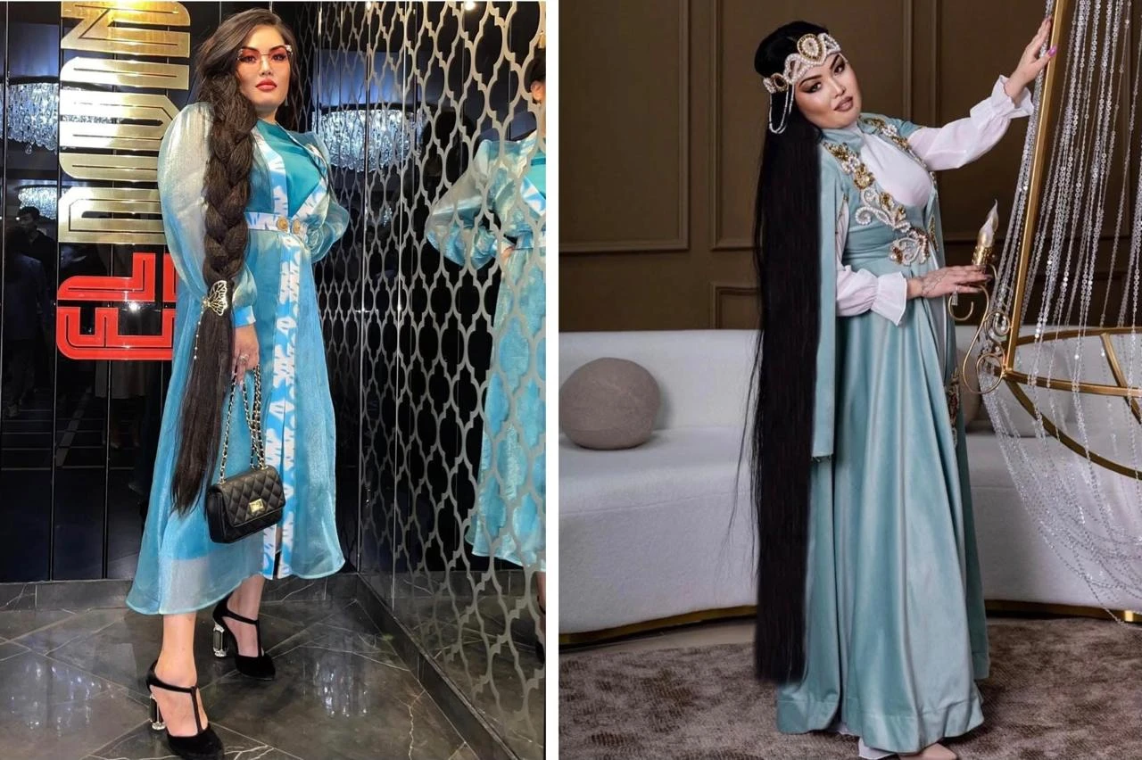 Казахская Рапунцель: жительница Уральска отрастила волосы длиной в 160 см