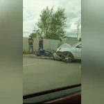 Мотоциклист пострадал в аварии в Уральске