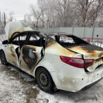 Иномарка загорелась при заправке на АГЗС в Уральске
