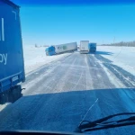 Большегрузы 12 дней стоят на трассе в Актюбинской области