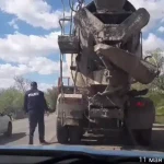 Пьяного водителя бетономешалки отправили в ИВС Актобе