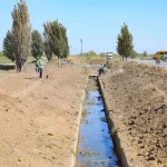 Водоотводный канал для талых строят в Актюбинской области