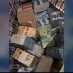 Клетчатые сумки с деньгами: кадры задержания бухгалтера отдела образования