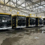 Оралдық №5 маршрут  жаңа автобустармен толықты