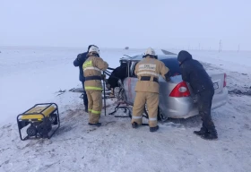Пограничник погиб в аварии на трассе в ЗКО