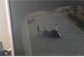 Замдиректора стирала свой ковёр на территории школы в ЗКО