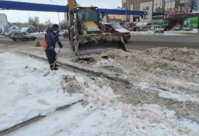 Оралда 241 мың текше метр қар шығарылды